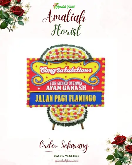 Sewa Papan Bunga 30 Ilir